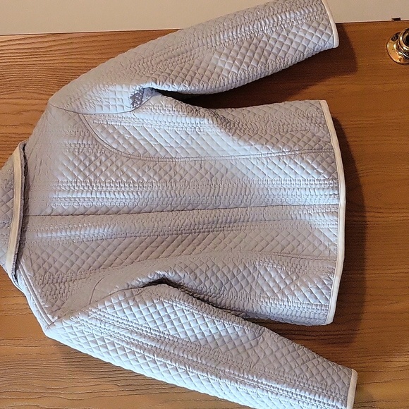 Vintage Quilted Jin Bei Waist Coat Baby blue - Picture 6 of 6